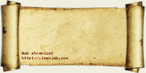 Omilj Fain vizit kartica